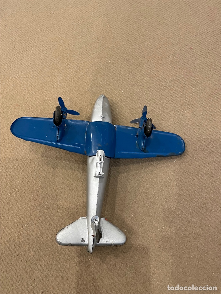 Juguetes antiguos de hojalata: Avi&oacute;n hojalata - Foto 2