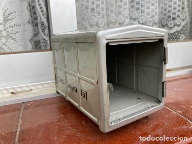 Juguetes antiguos de hojalata: CONTENEDOR CAMION GAMA - Foto 7