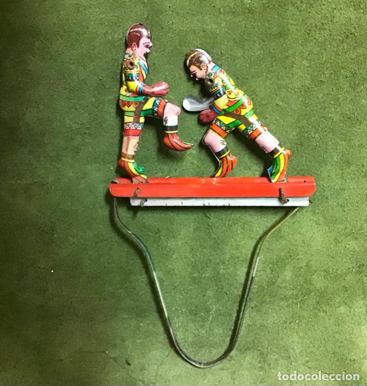 Juguetes antiguos de hojalata: BOXEADORES HOJALATA - Foto 1