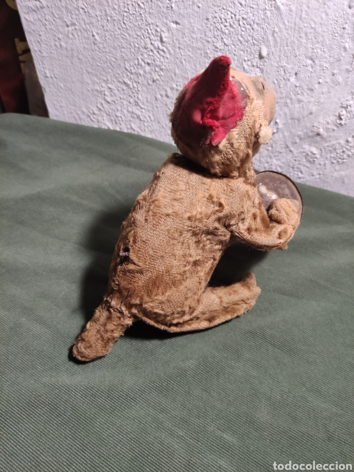 Juguetes antiguos de hojalata: Mono con platillos de Pay&aacute; - Foto 2