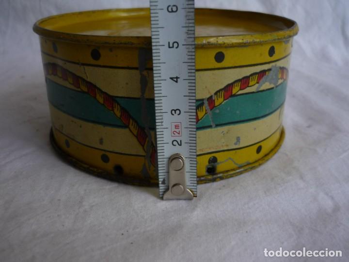 Juguetes antiguos de hojalata: Tambor de chapa hojalata - Foto 10