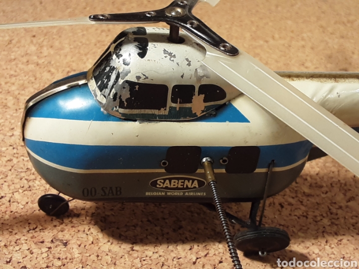 Juguetes antiguos de hojalata: Helic&oacute;ptero de Arnold ( helibus) - Foto 6