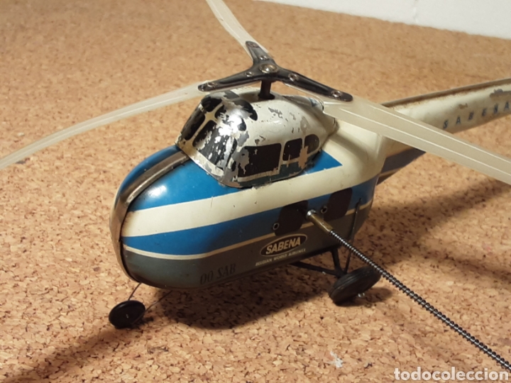 Juguetes antiguos de hojalata: Helic&oacute;ptero de Arnold ( helibus) - Foto 8