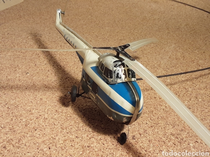 Juguetes antiguos de hojalata: Helic&oacute;ptero de Arnold ( helibus) - Foto 10