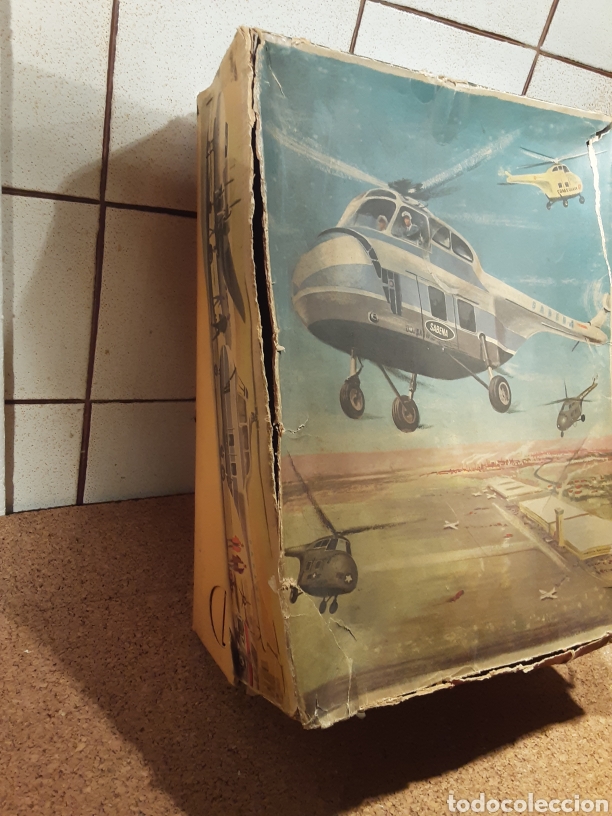Juguetes antiguos de hojalata: Helic&oacute;ptero de Arnold ( helibus) - Foto 13