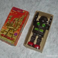 Giocattoli antichi di latta: ROBOT JAPONES DE HOJALATA SH HORIKAWA ATTACKING MARTIAN. EN CAJA ORIGINAL TIN TOY JAPAN VINTAGE. Lote 363207070