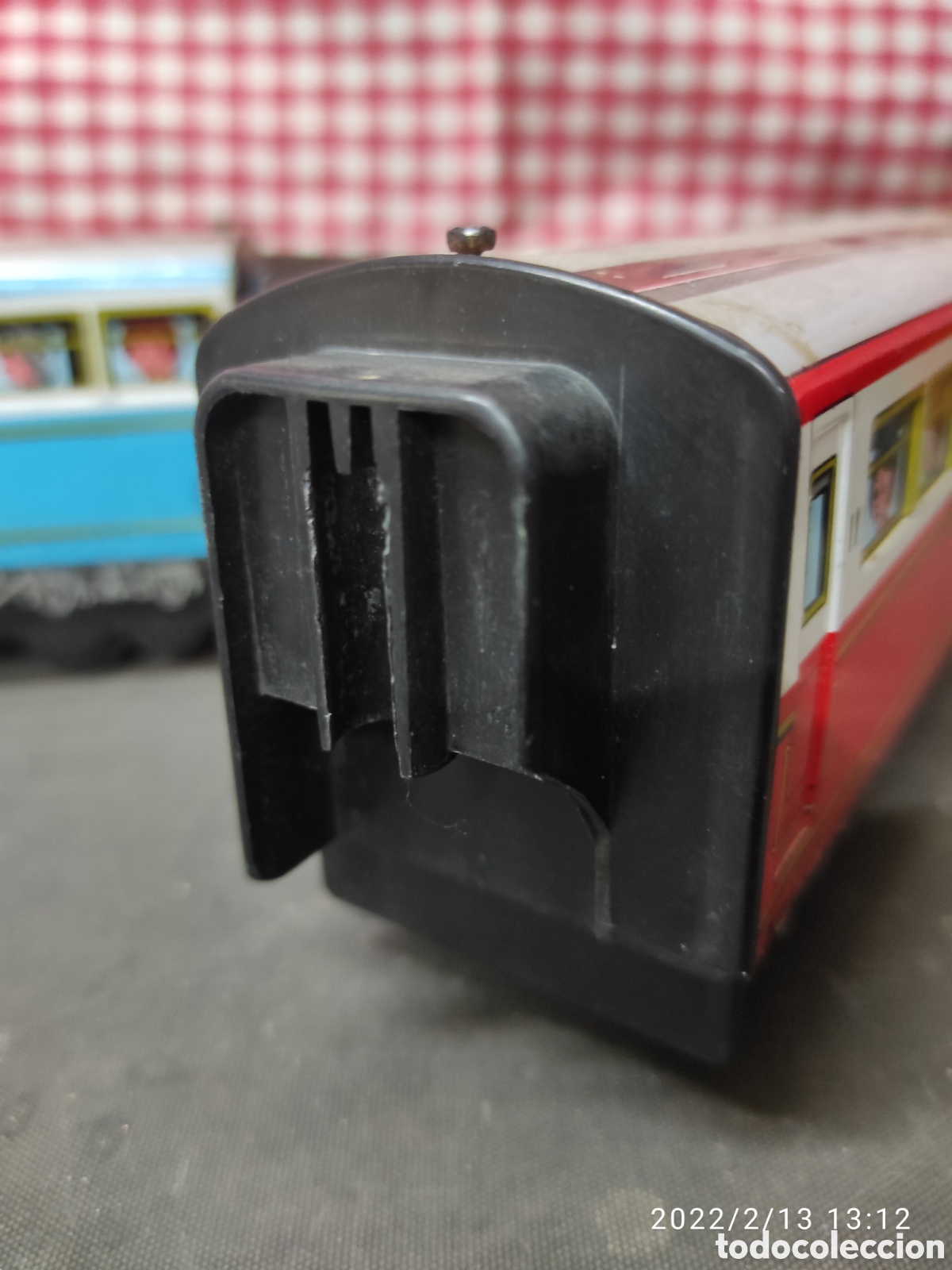 Juguetes antiguos de hojalata: TREN DE HOJALATA Y PL&Aacute;STICO - Foto 16