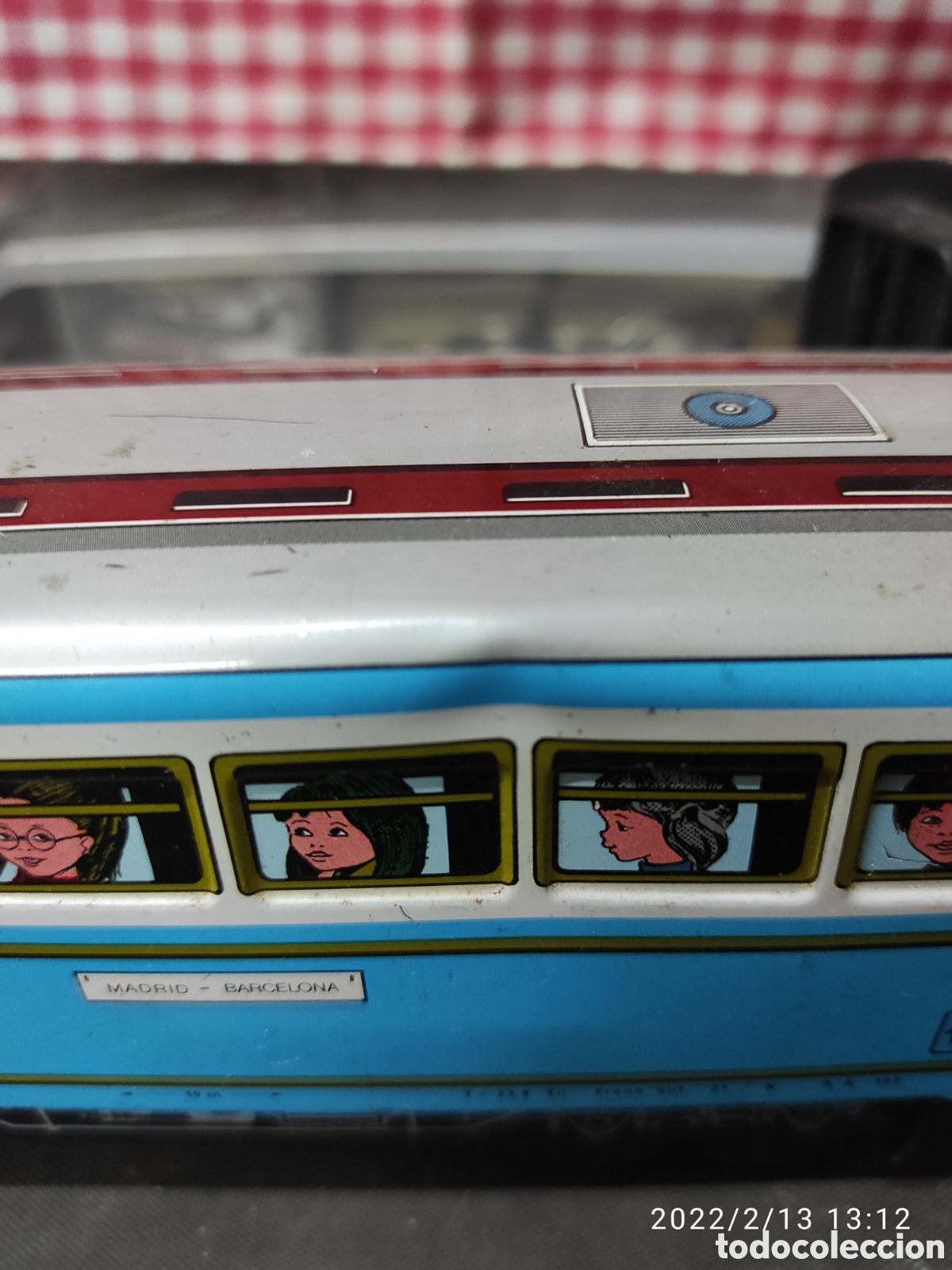 Juguetes antiguos de hojalata: TREN DE HOJALATA Y PL&Aacute;STICO - Foto 18