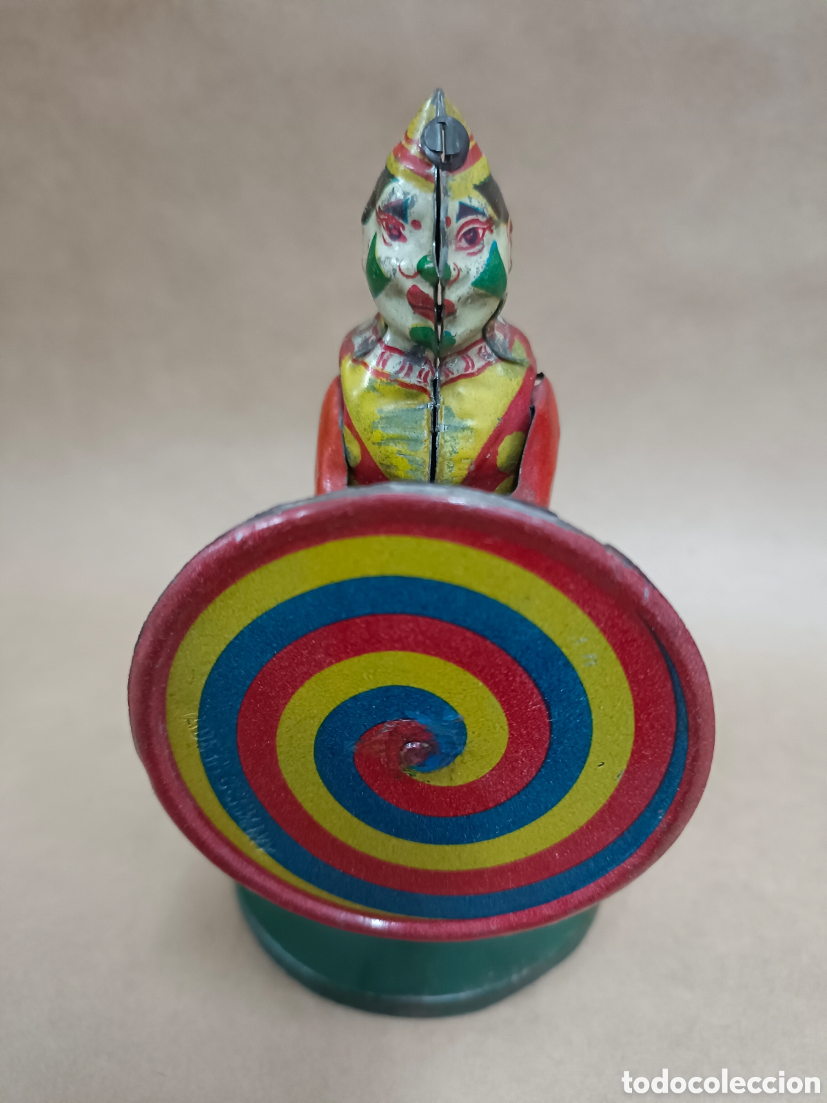 Juguetes antiguos de hojalata: PAYASO CIRCO HOJADELATA - Foto 4