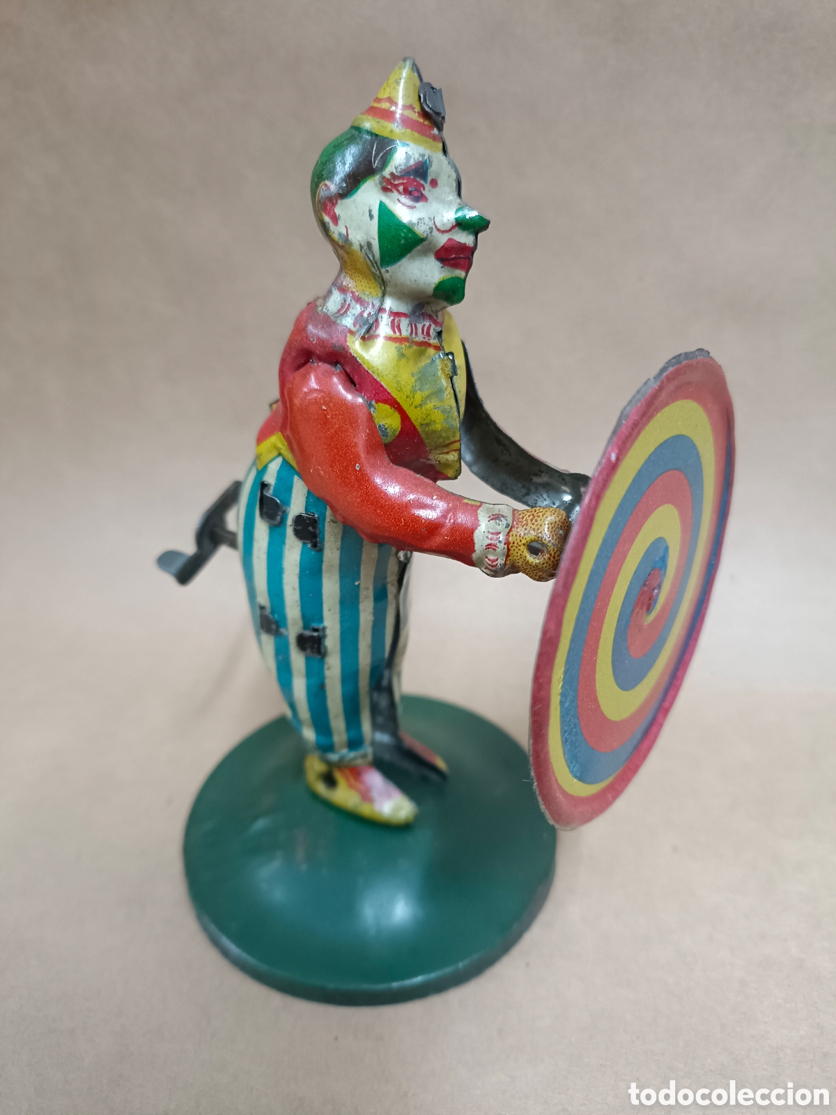 Juguetes antiguos de hojalata: PAYASO CIRCO HOJADELATA - Foto 5