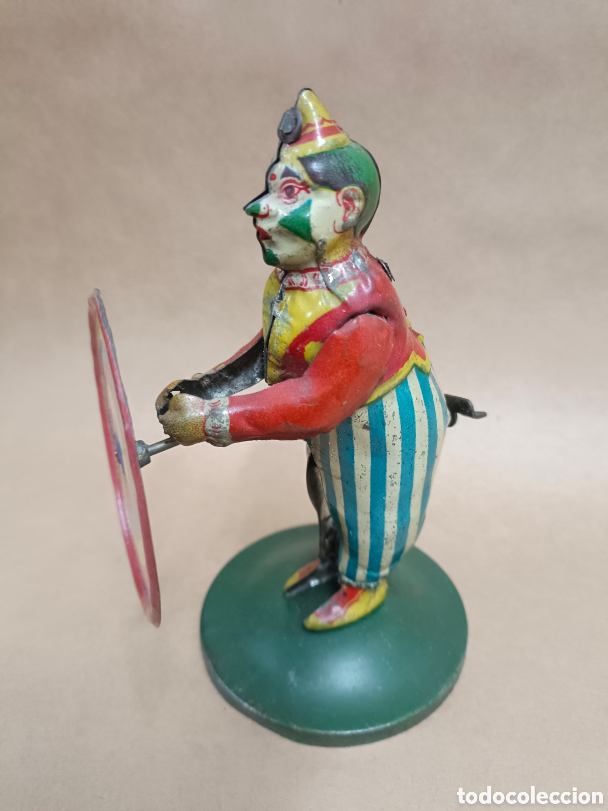 Juguetes antiguos de hojalata: PAYASO CIRCO HOJADELATA - Foto 1