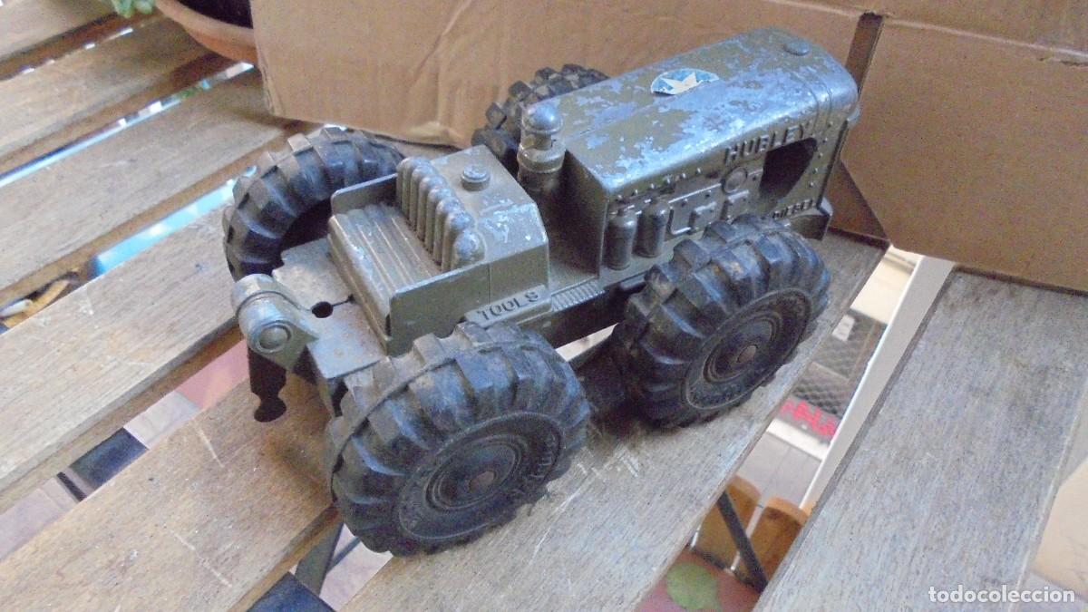 Juguetes antiguos de hojalata: tractor marca hubley usa - Foto 3