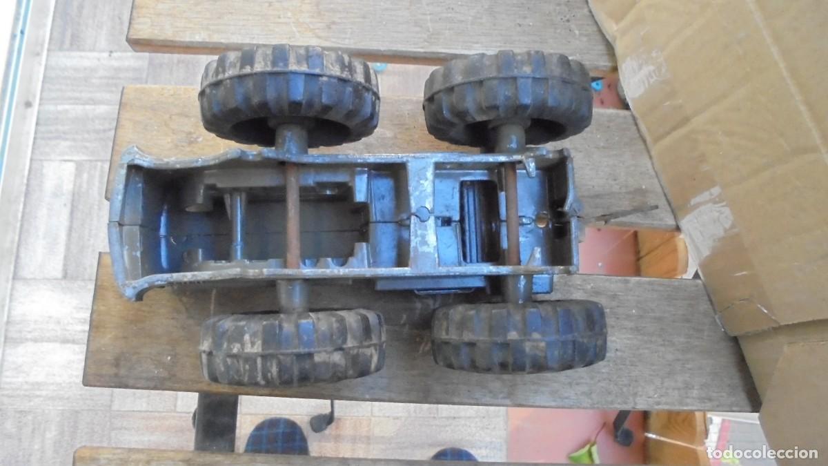 Juguetes antiguos de hojalata: tractor marca hubley usa - Foto 5