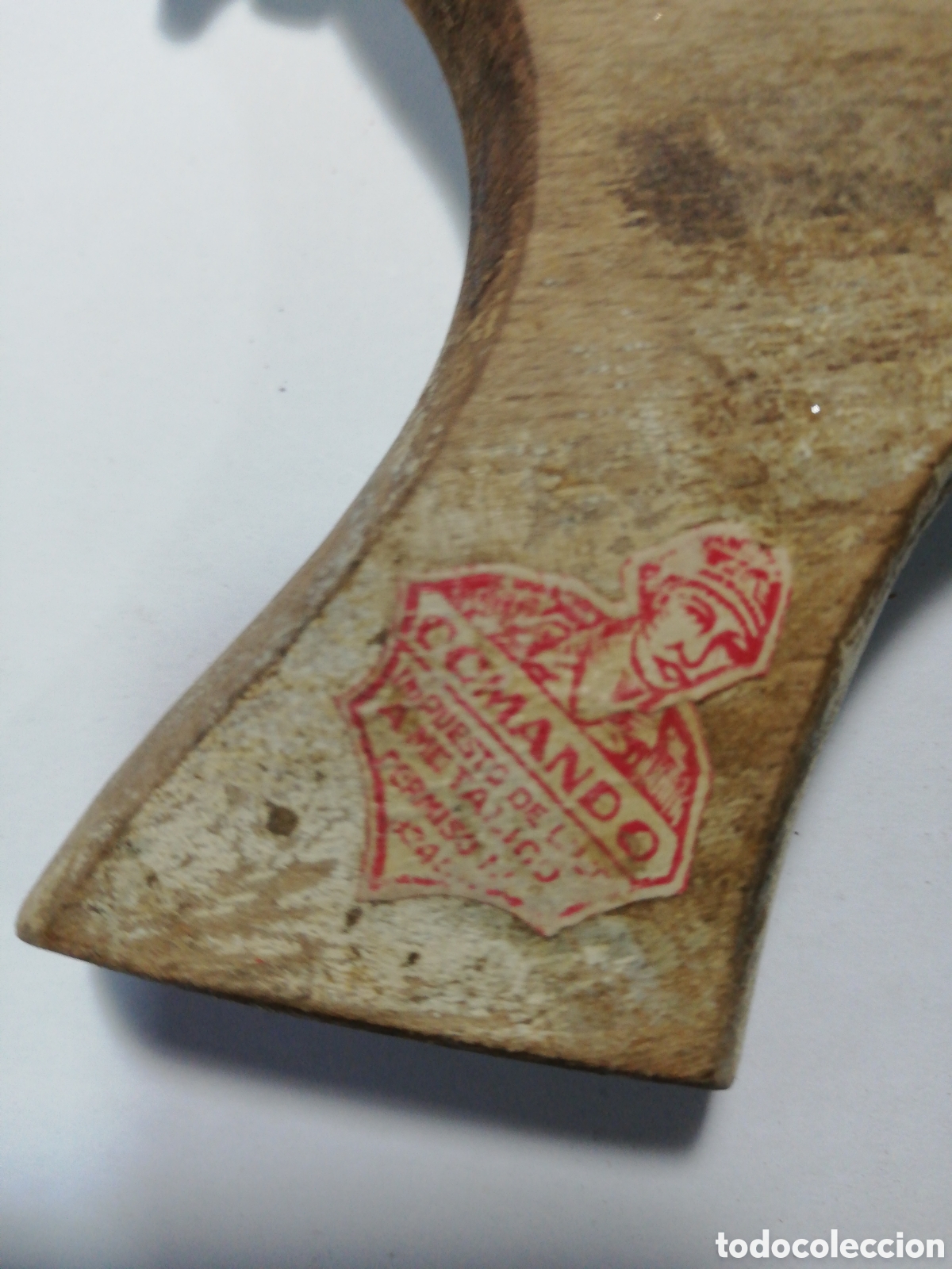 Juguetes antiguos de hojalata: PISTOLA LANZA CORCHOS. - Foto 1