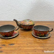Juguetes antiguos de hojalata: JUEGO DE TÉ/ CAFÉ - PAYÁ - HOJALATA - JUGUETE - AÑOS 20