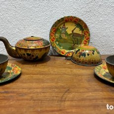 Juguetes antiguos de hojalata: JUEGO DE TÉ/ CAFÉ - PAYÁ - HOJALATA - JUGUETE - AÑOS 20
