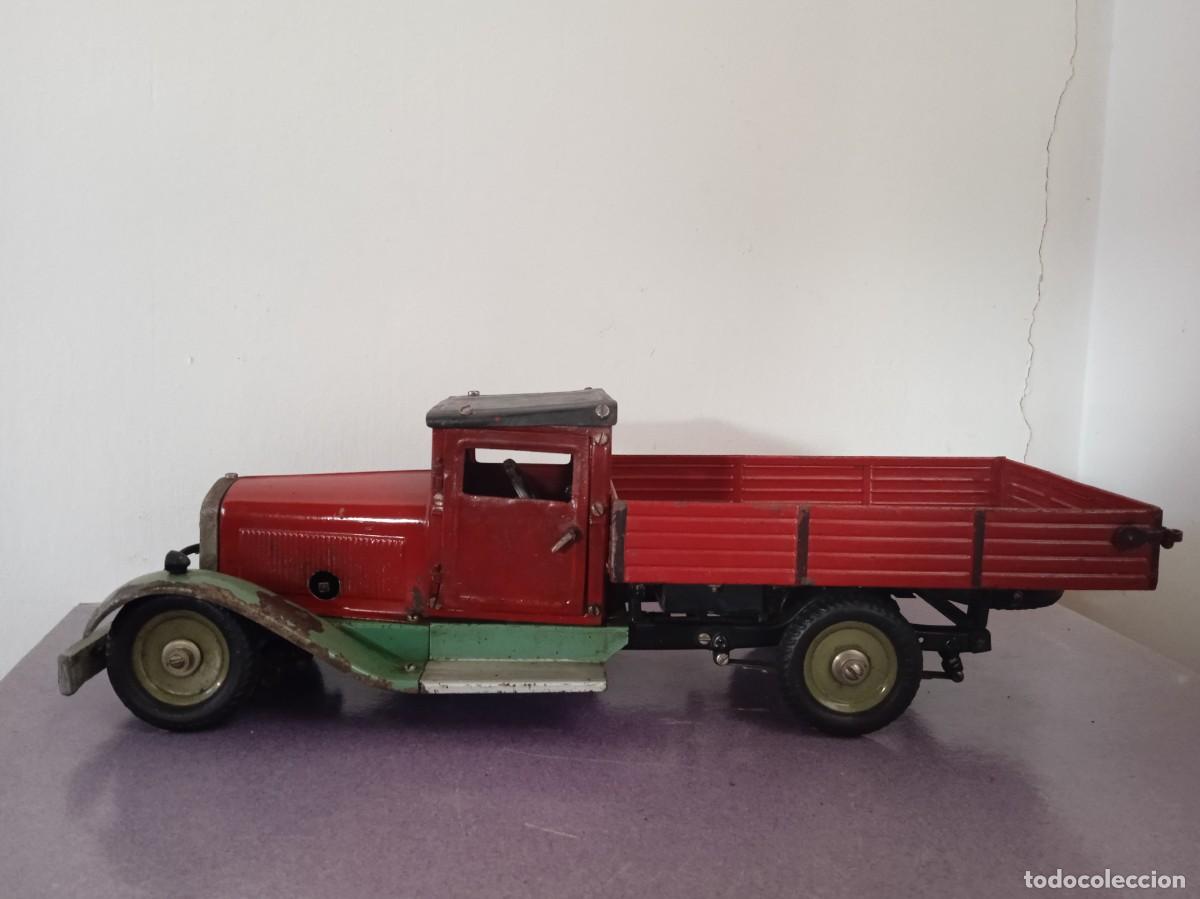 Juguetes antiguos de hojalata: Antiguo CAMI&Oacute;N MARKLIN. - Foto 4
