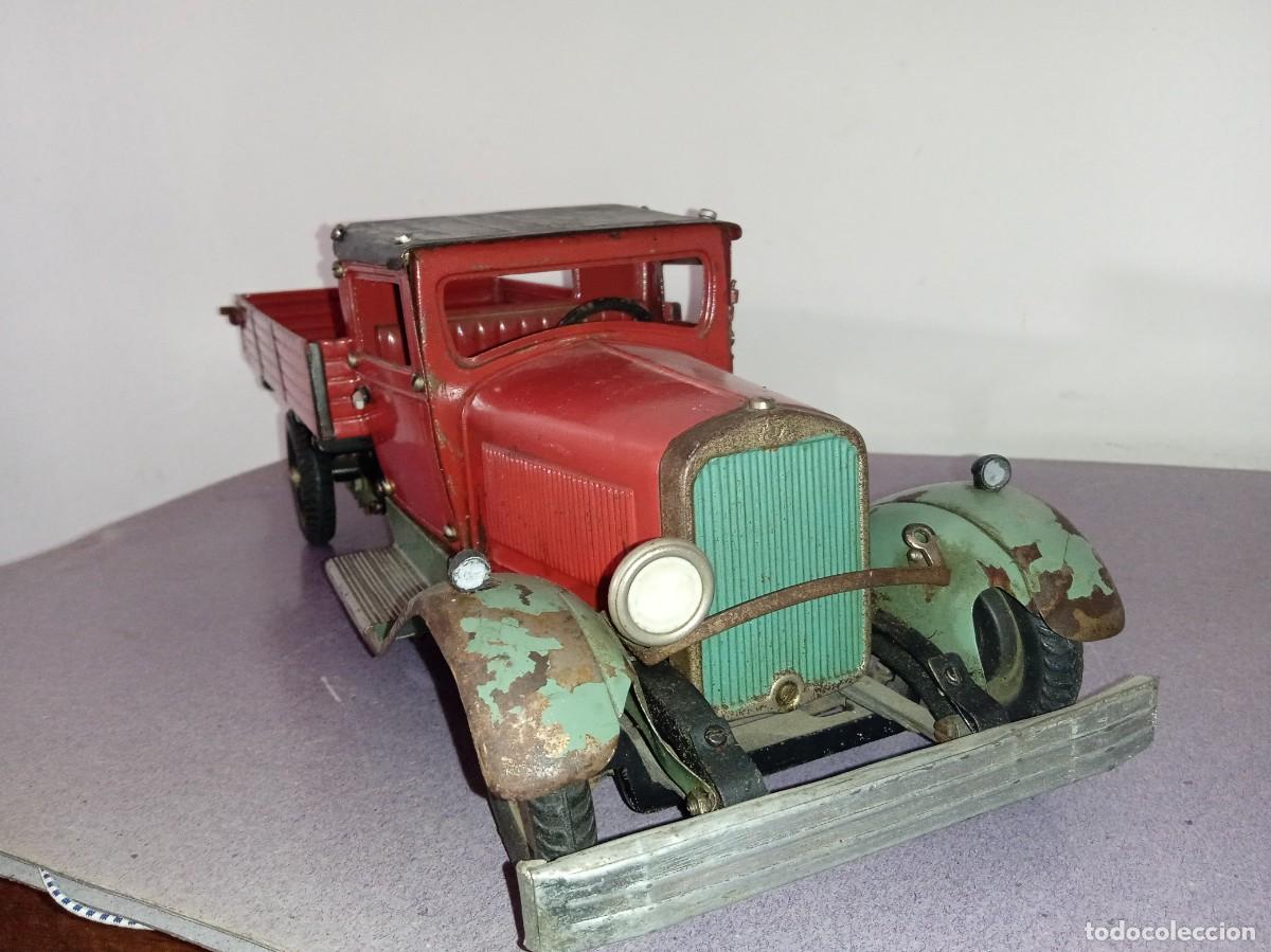 Juguetes antiguos de hojalata: Antiguo CAMI&Oacute;N MARKLIN. - Foto 12