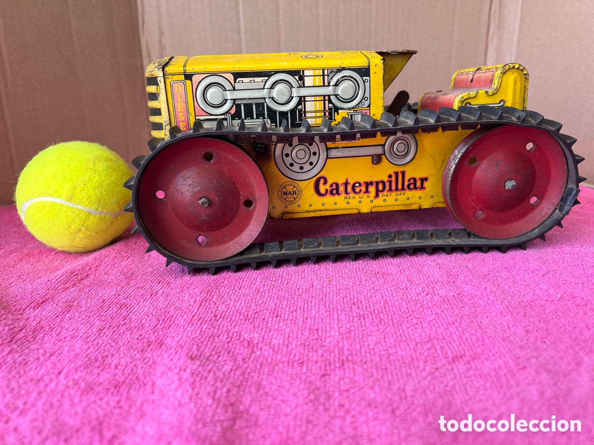 Juguetes antiguos de hojalata: Caterpillar - Foto 2