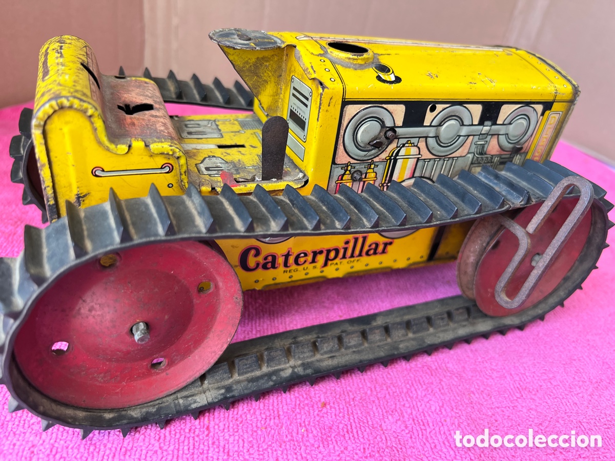 Juguetes antiguos de hojalata: Caterpillar - Foto 3