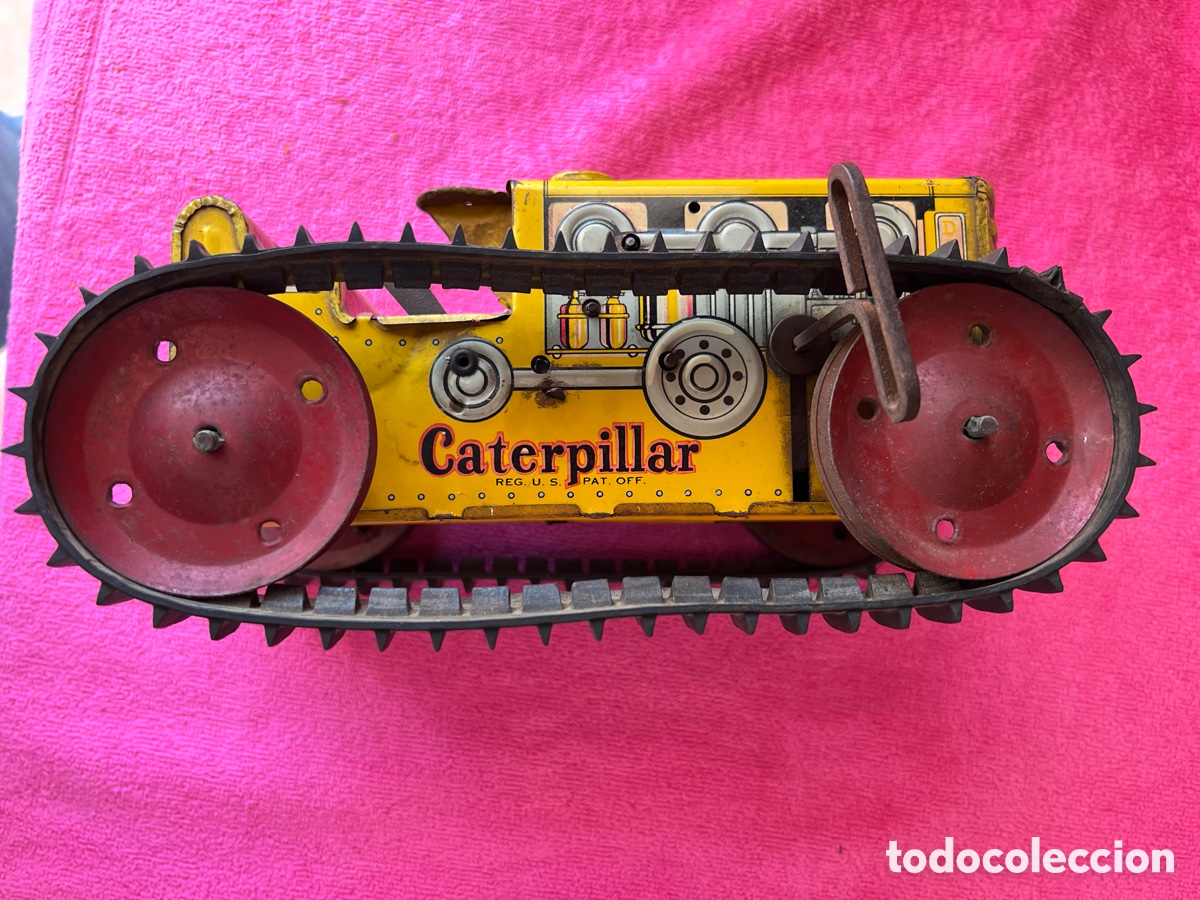 Juguetes antiguos de hojalata: Caterpillar - Foto 5