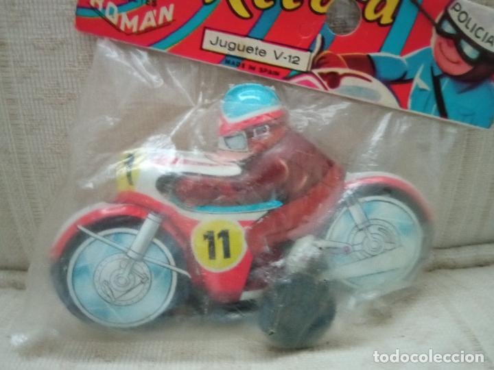 Juguetes antiguos de hojalata: Moto Rom&aacute;n 11 - Foto 1