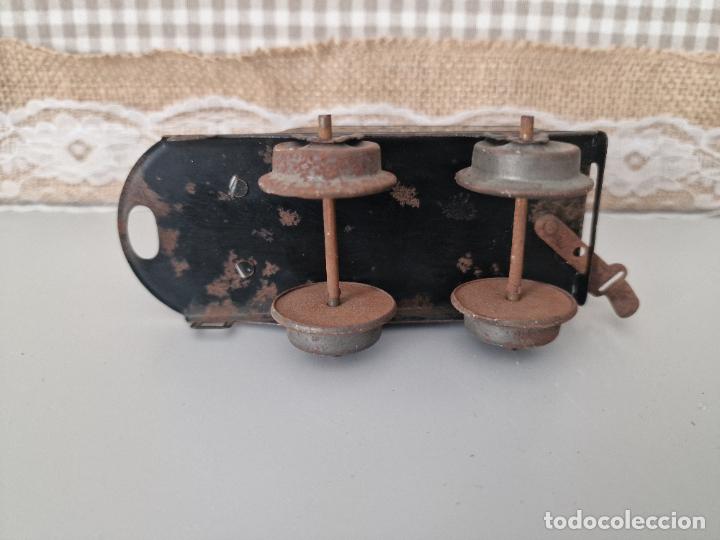 Juguetes antiguos de hojalata: ANTIGUO TENDER DE HOJALATA - Foto 6