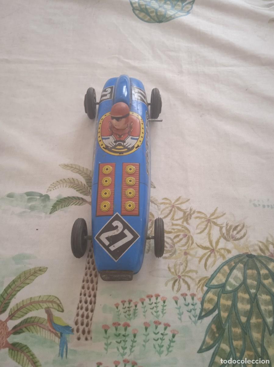 Juguetes antiguos de hojalata: Coche de chapa - Foto 7