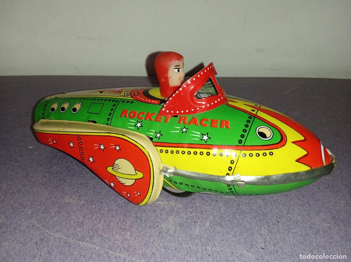 Juguetes antiguos de hojalata: ROCKET RACER, de Hojalata. - Foto 2
