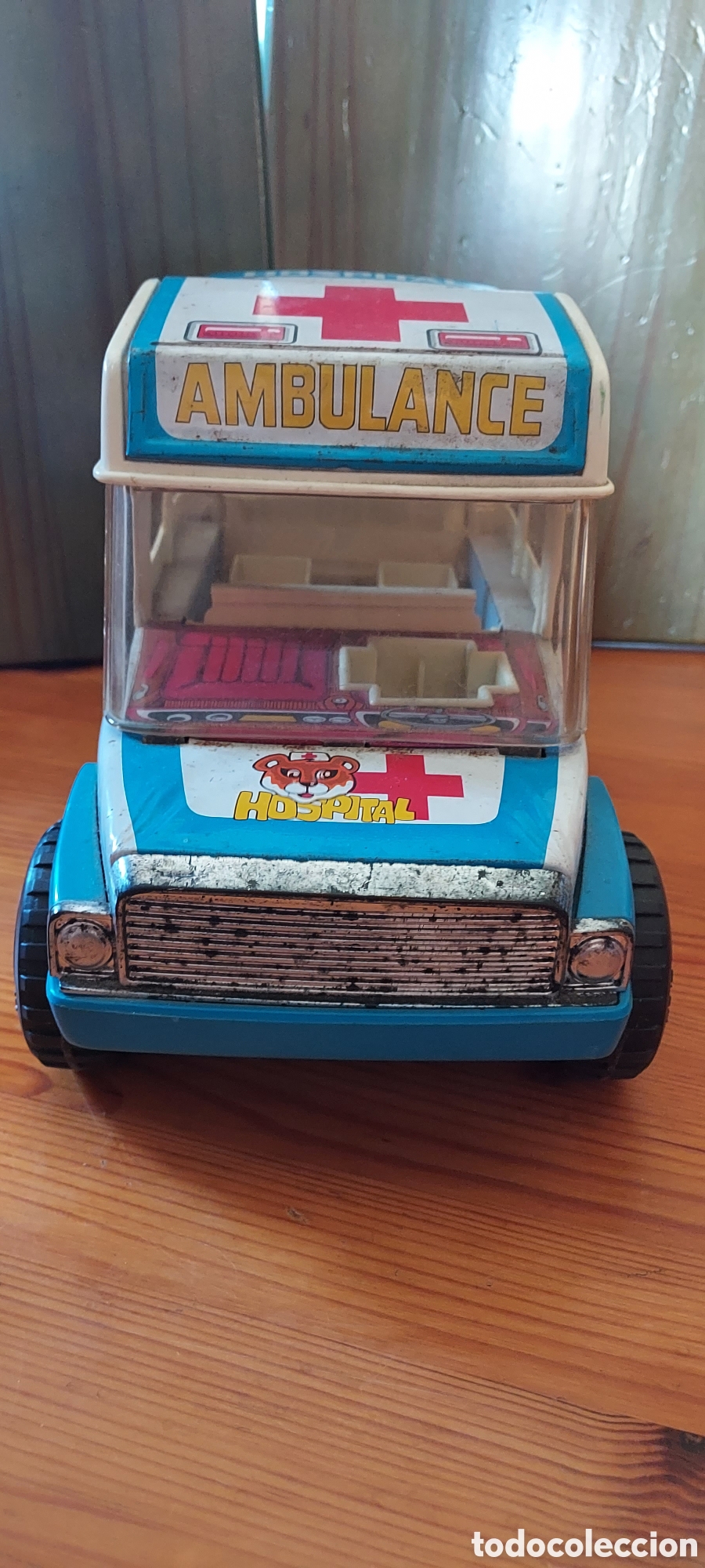 Juguetes antiguos de hojalata: Ambulance Obertoys - Foto 2