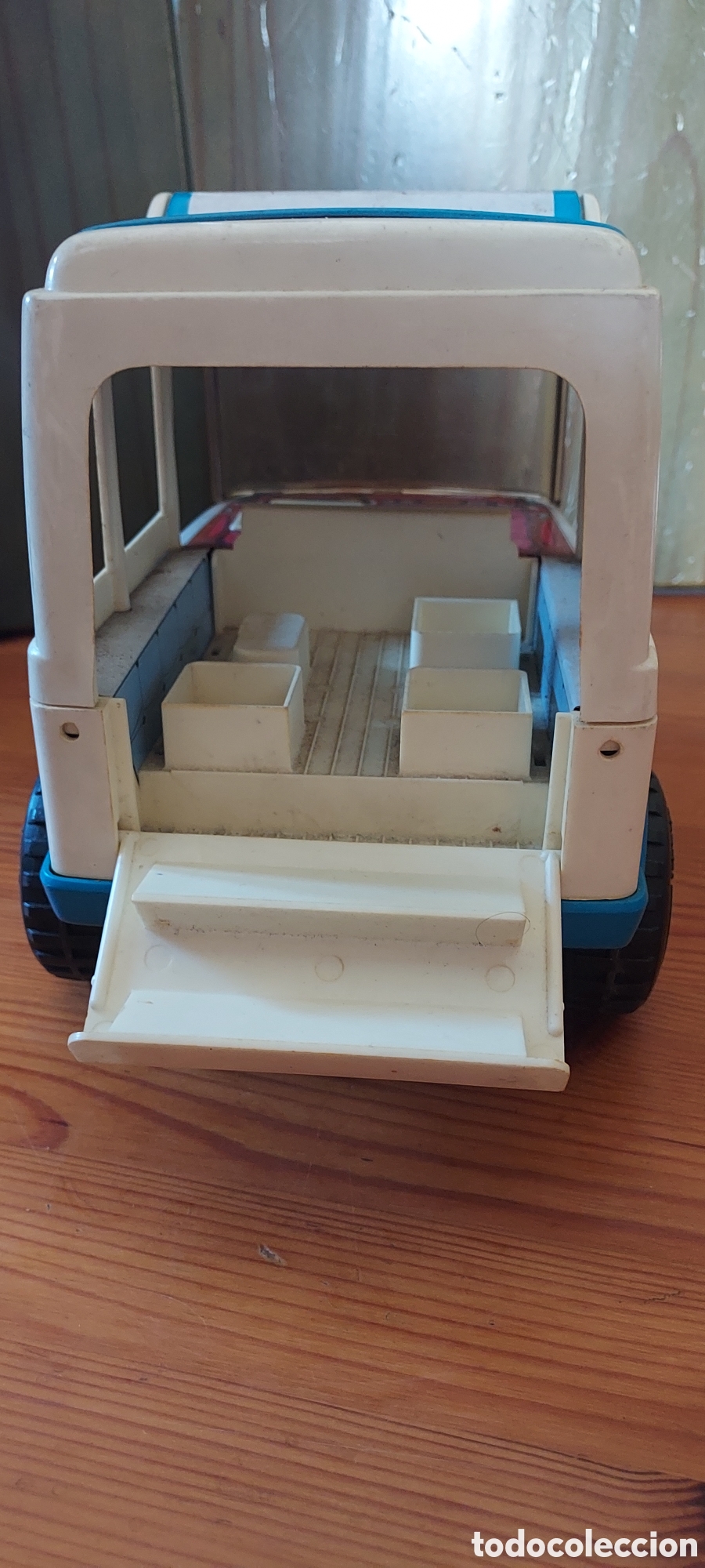 Juguetes antiguos de hojalata: Ambulance Obertoys - Foto 6