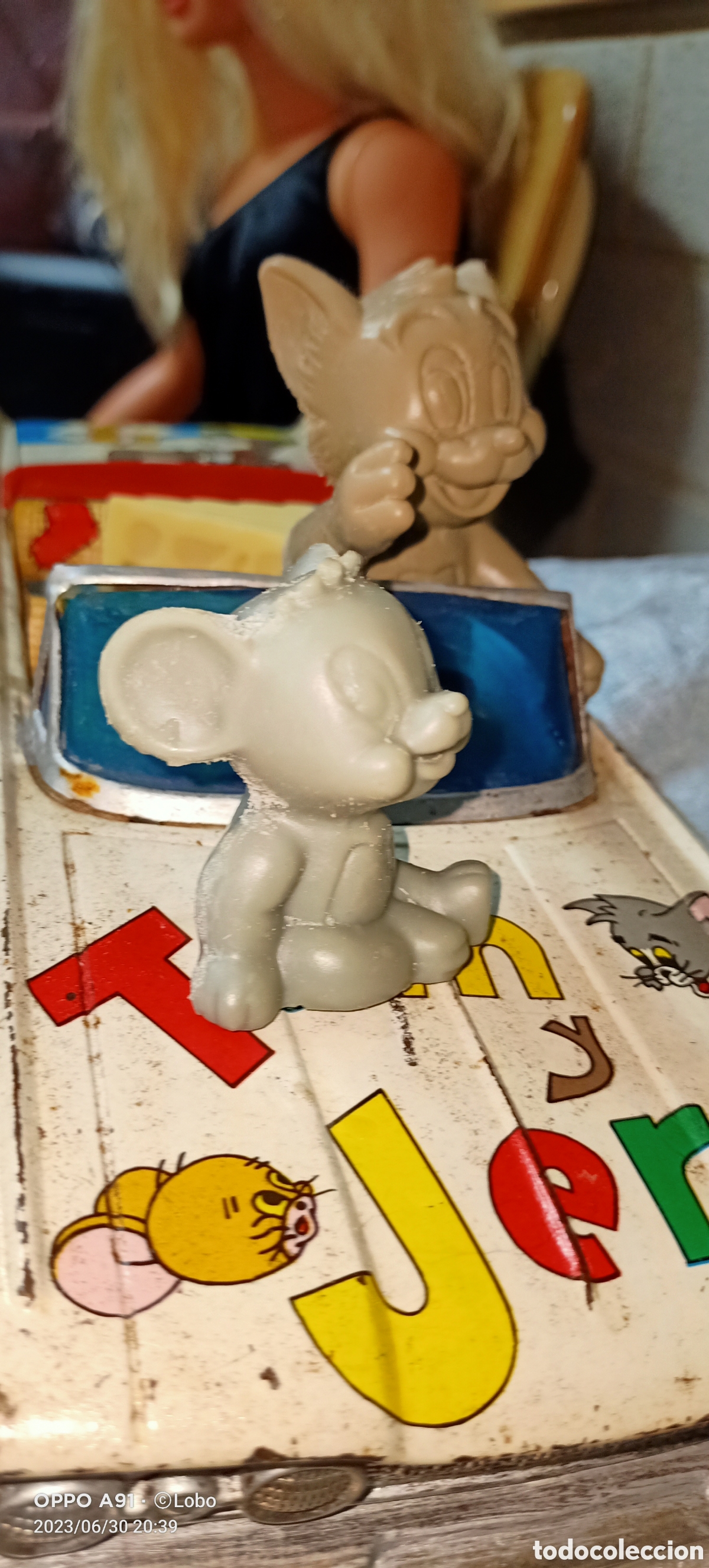 Juguetes antiguos de hojalata: Oldsmobile TOM Y JERRY&nbsp; DE&nbsp; RICo - Foto 8