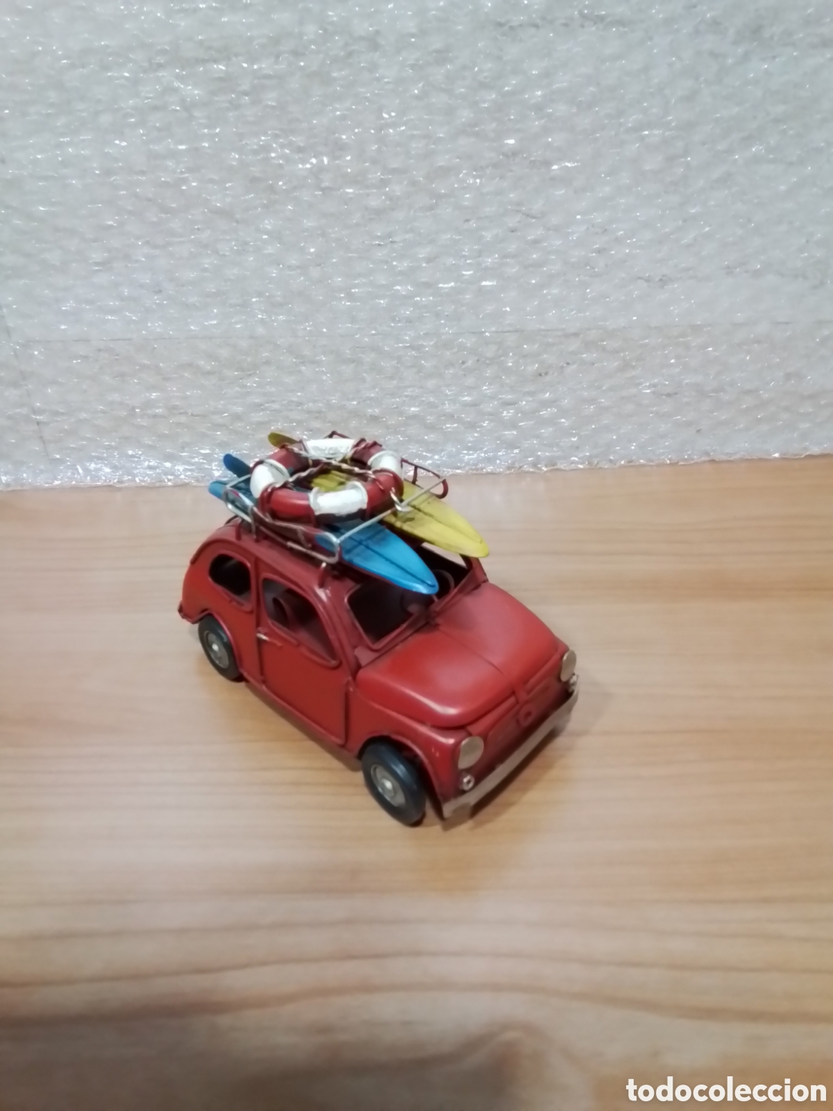 Juguetes antiguos de hojalata: SEAT 600 CHAPA - Foto 2