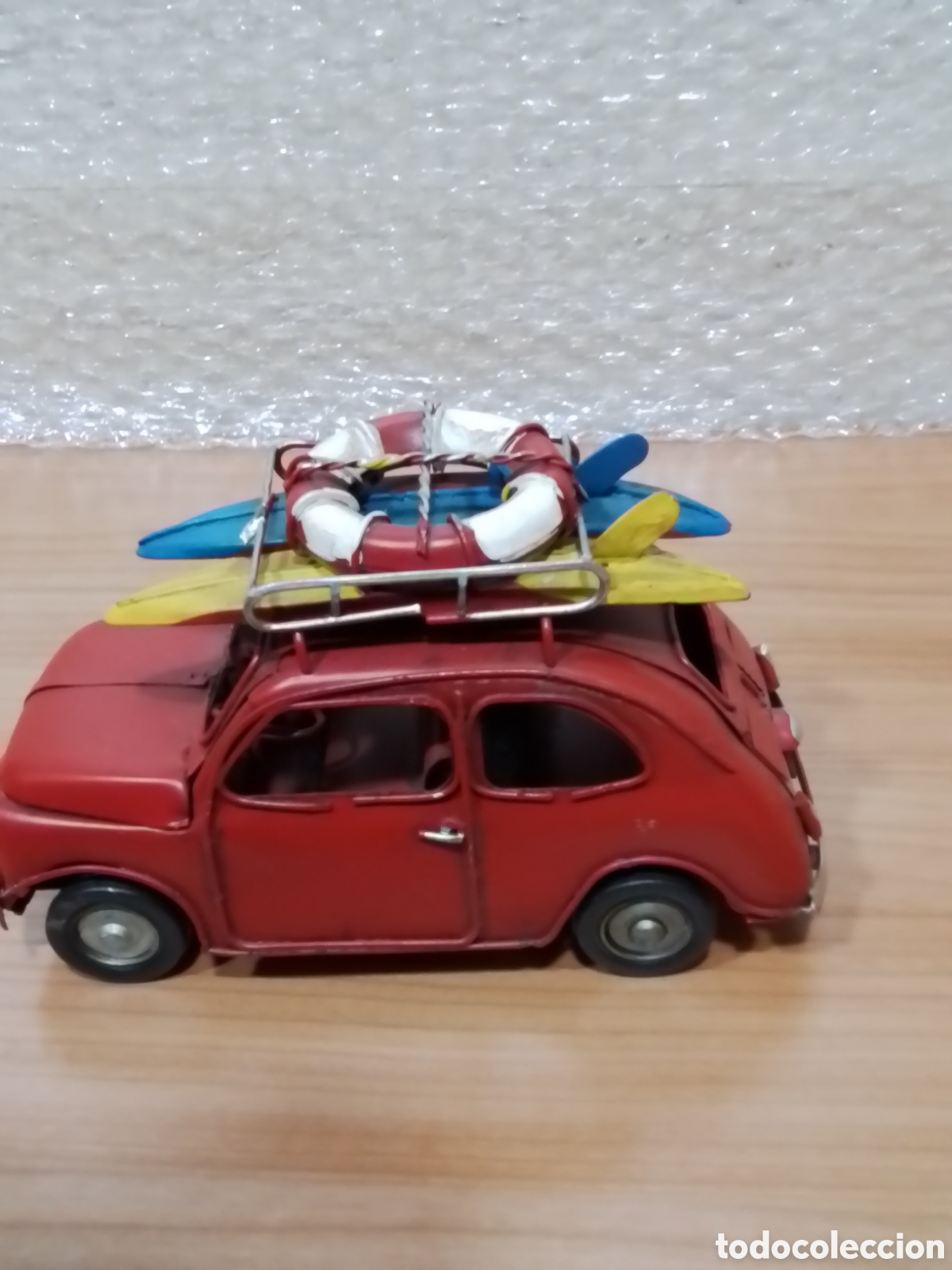 Juguetes antiguos de hojalata: SEAT 600 CHAPA - Foto 1