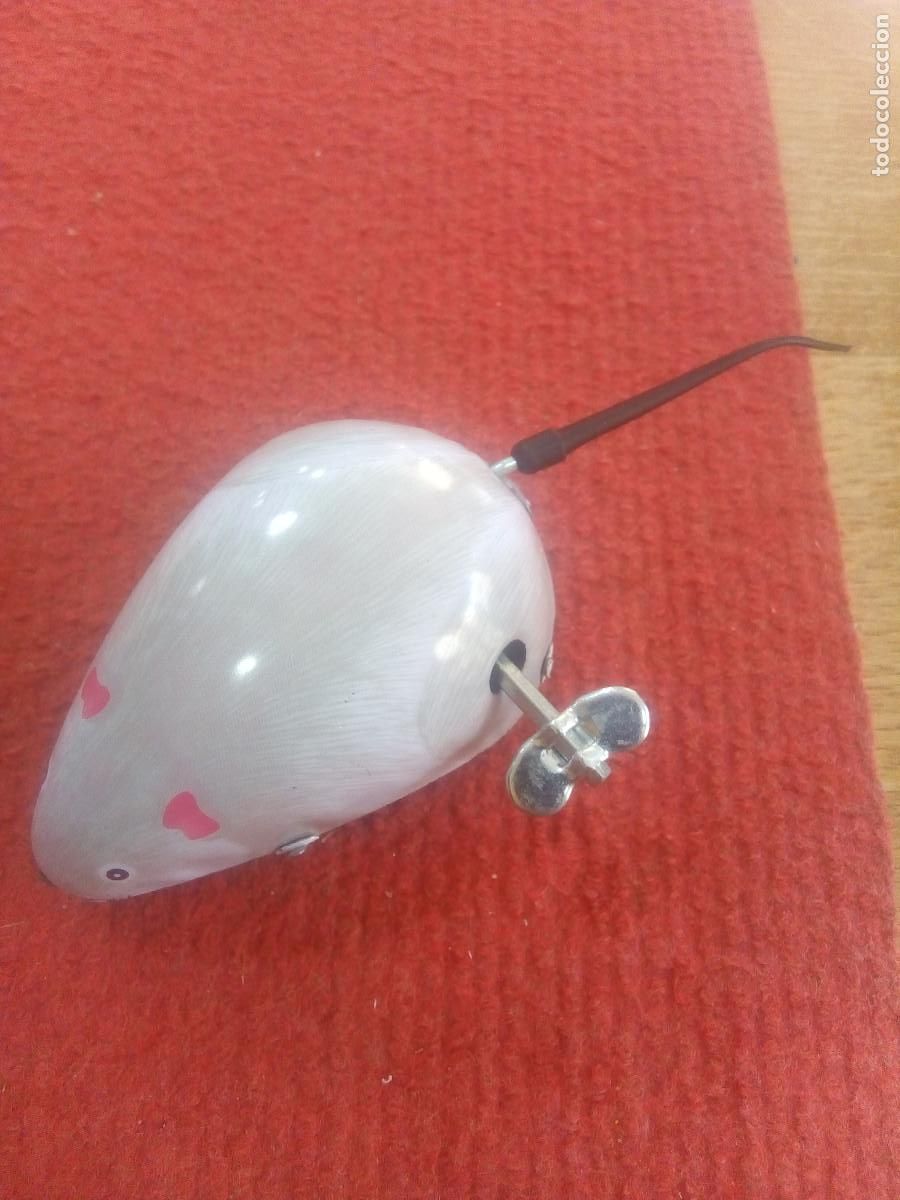Juguetes antiguos de hojalata: RAT&Oacute;N A CUERDA - Foto 1