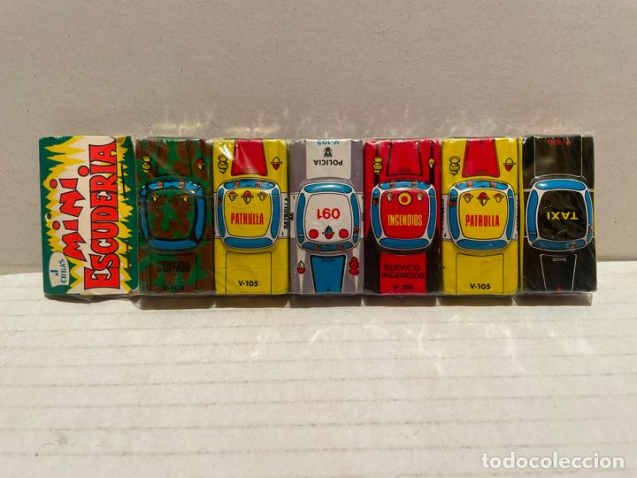 Juguetes antiguos de hojalata: PACK COCHES CHAPA A&Ntilde;OS 70 - Foto 1