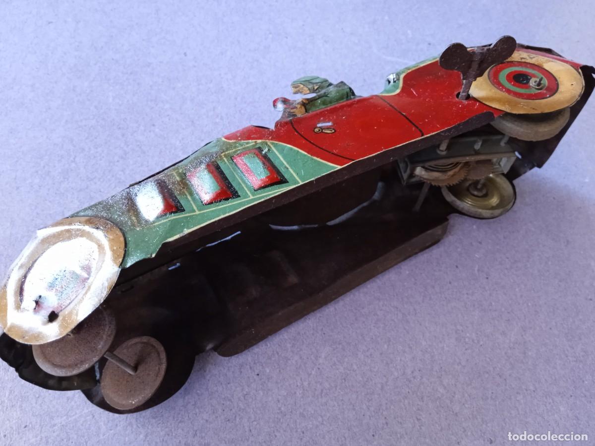 Juguetes antiguos de hojalata: COCHE Hojalata, R.S La Isla - Foto 11