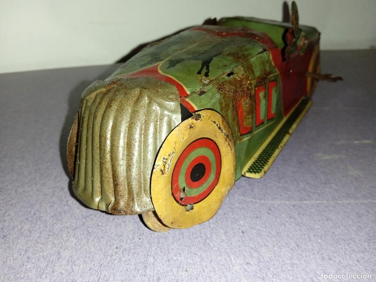 Juguetes antiguos de hojalata: COCHE Hojalata, R.S La Isla - Foto 12