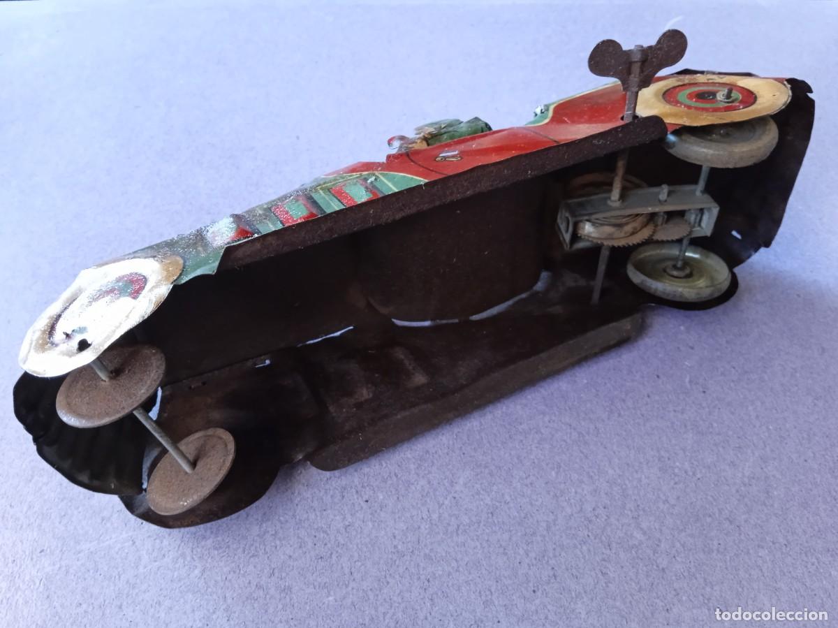 Juguetes antiguos de hojalata: COCHE Hojalata, R.S La Isla - Foto 13
