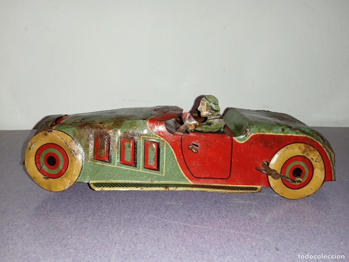 Juguetes antiguos de hojalata: COCHE Hojalata, R.S La Isla - Foto 1