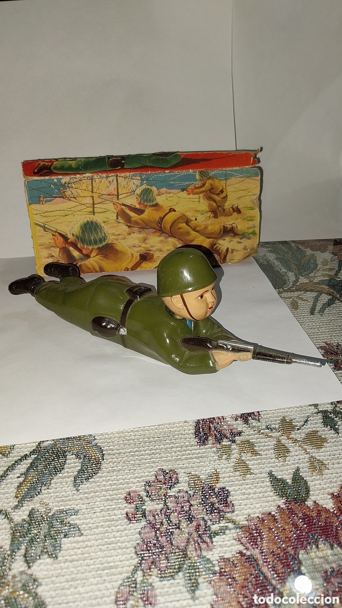 Juguetes antiguos de hojalata: Soldado - Foto 4