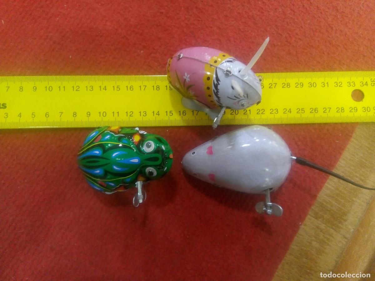 Juguetes antiguos de hojalata: RANA HOJALATA - Foto 4