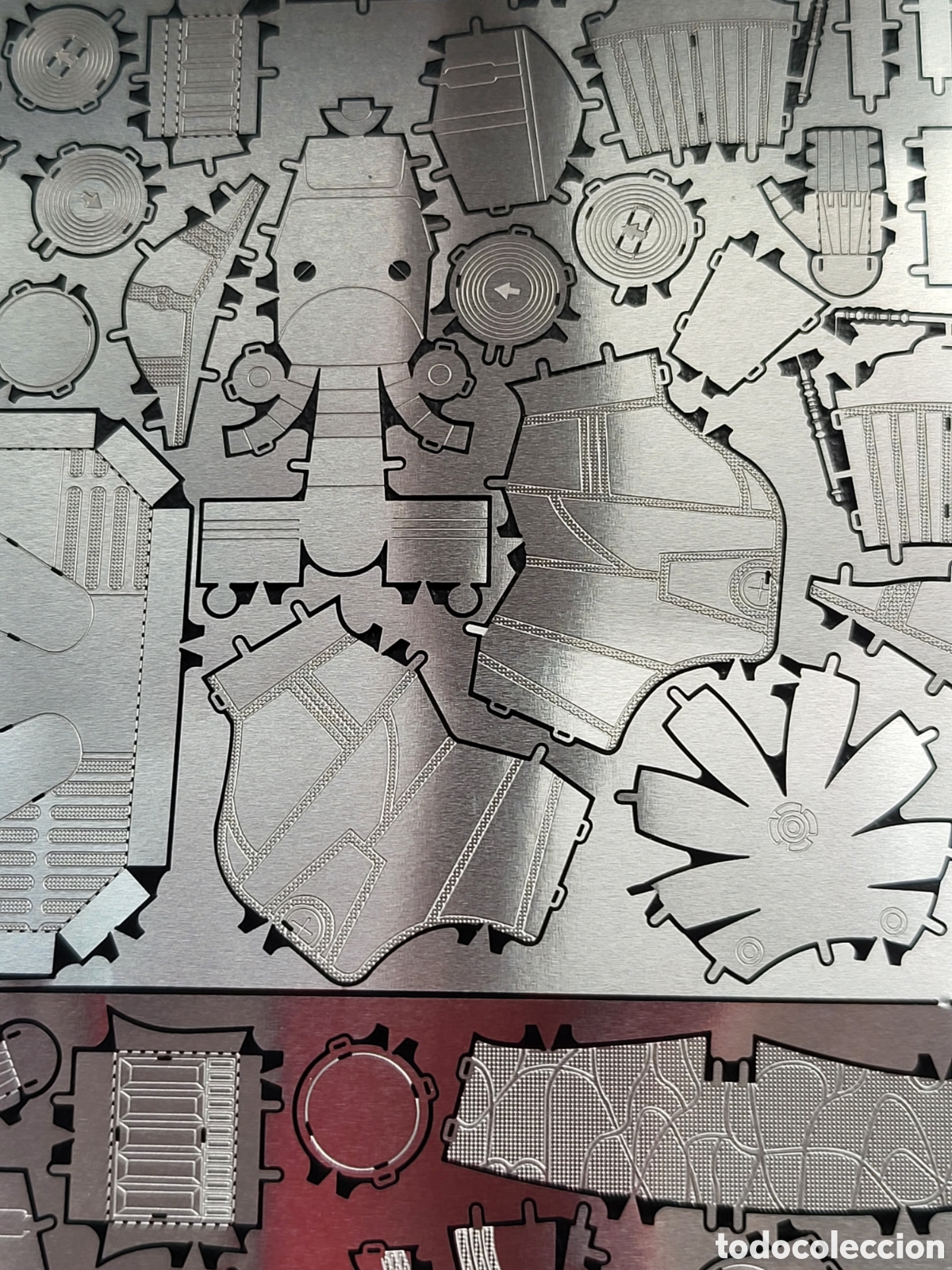 Juguetes antiguos de hojalata: Rompecabezas 3d en metal C3PO - Foto 2