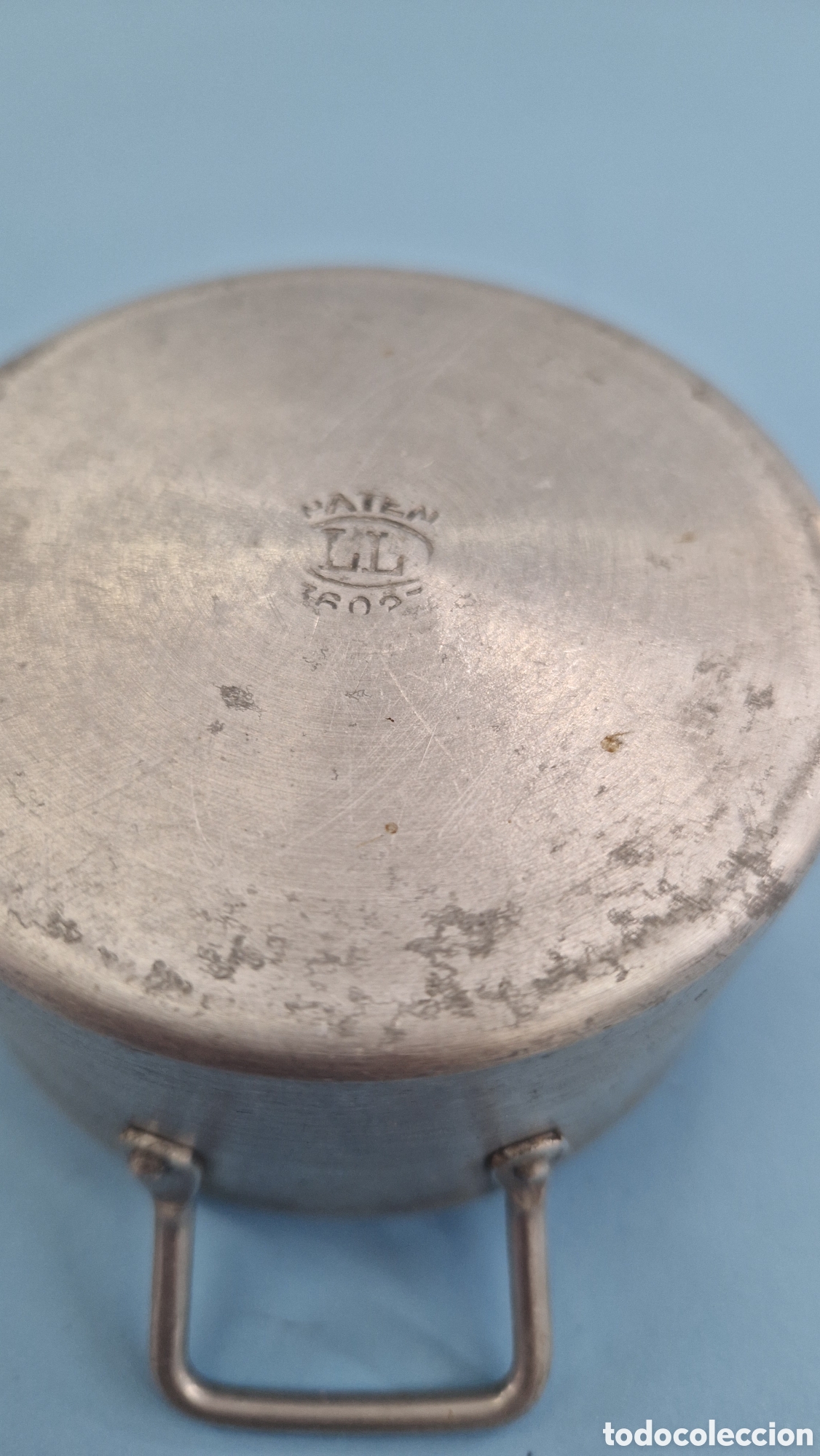 Juguetes antiguos de hojalata: Olla de juguete - Foto 3