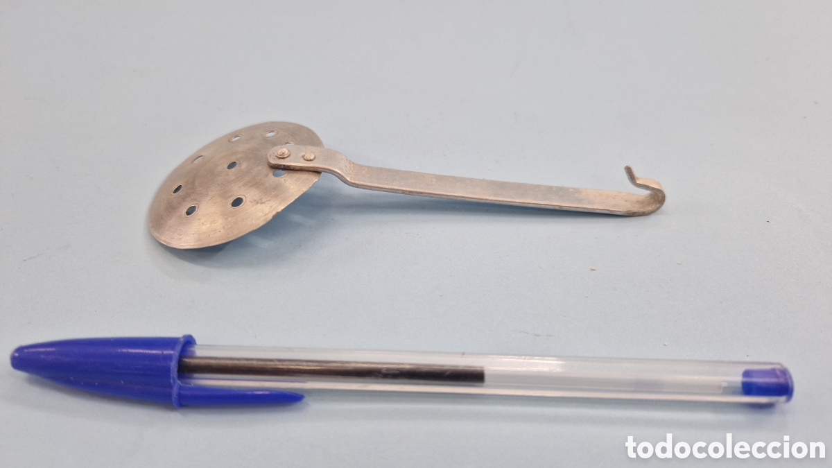 Juguetes antiguos de hojalata: Espumadera de juguete - Foto 2