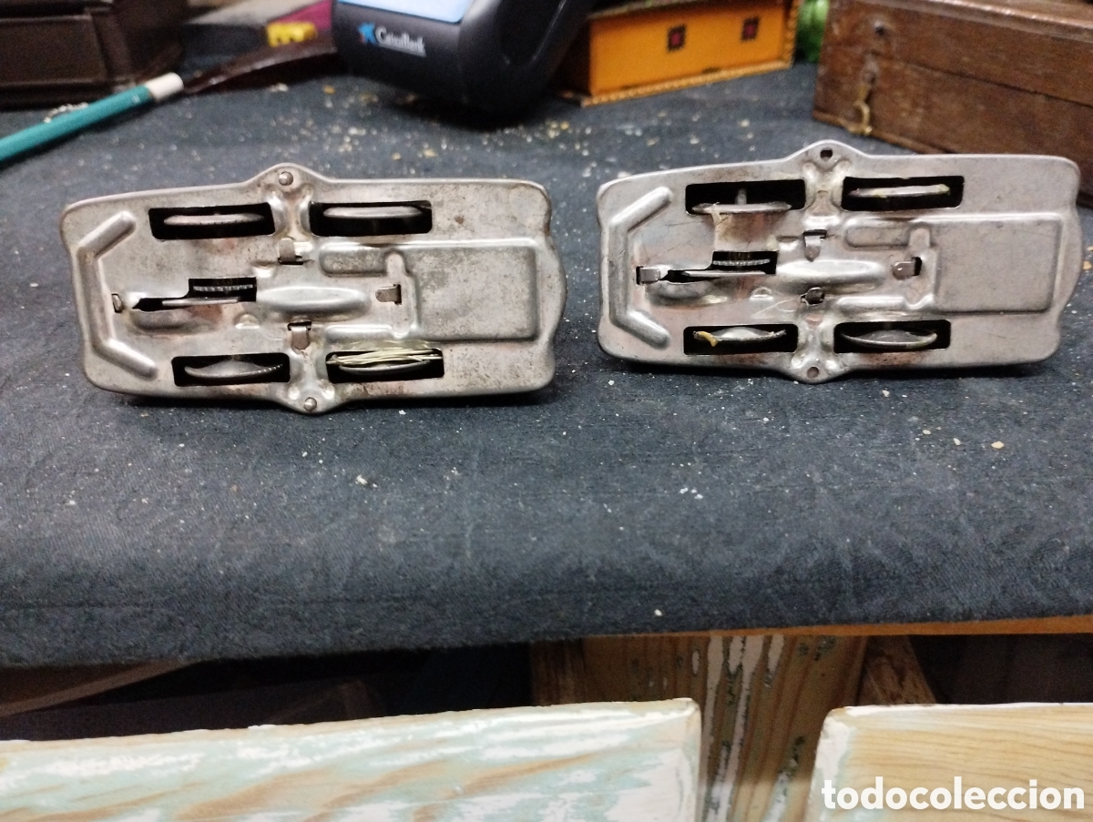 Juguetes antiguos de hojalata: Dos coches Technofix - Foto 4