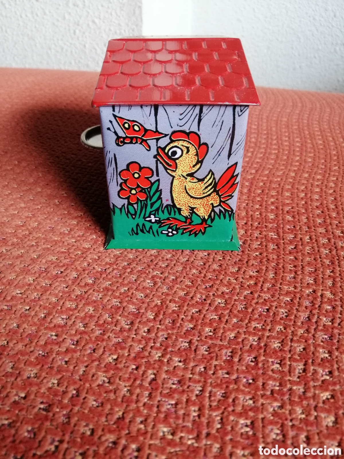 Juguetes antiguos de hojalata: HUCHA DE CHAPA - Foto 2