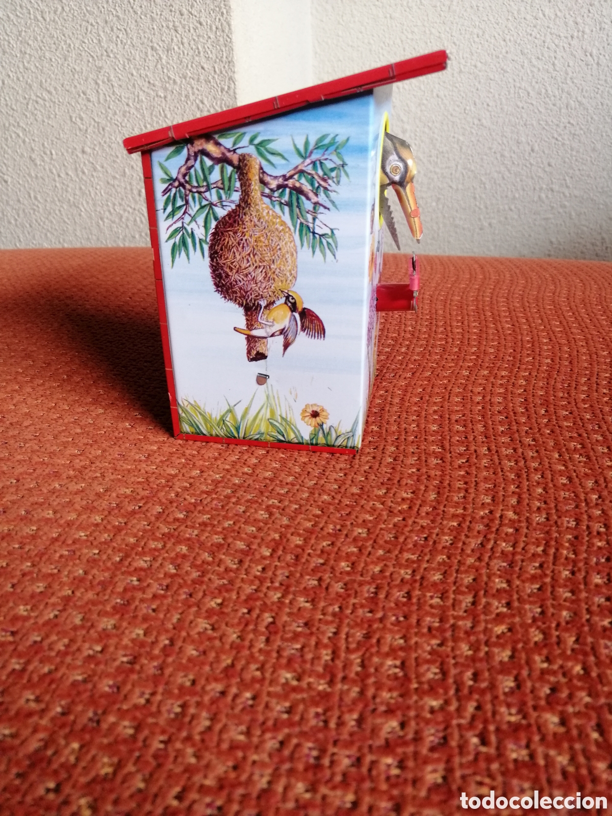 Juguetes antiguos de hojalata: HUCHA DE CHAPA - Foto 2