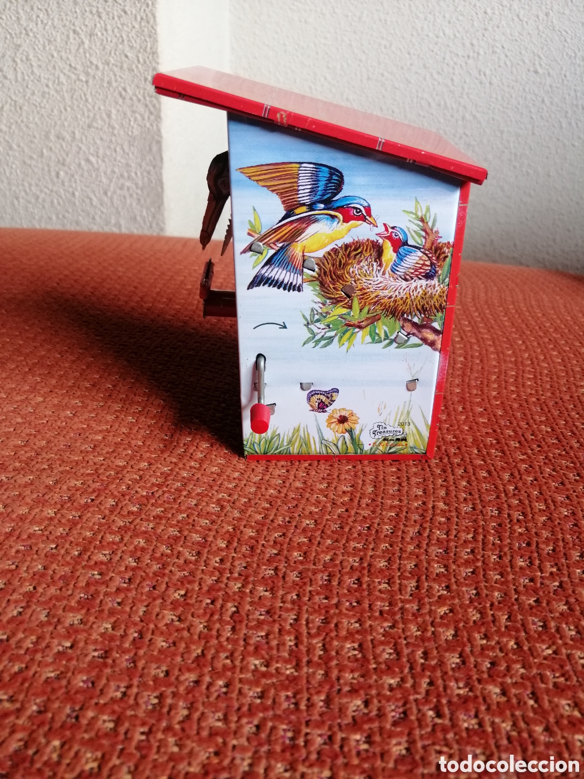 Juguetes antiguos de hojalata: HUCHA DE CHAPA - Foto 4
