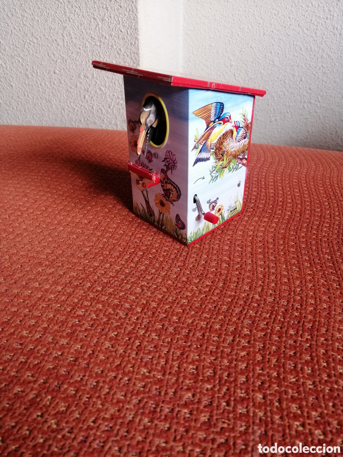 Juguetes antiguos de hojalata: HUCHA DE CHAPA - Foto 1